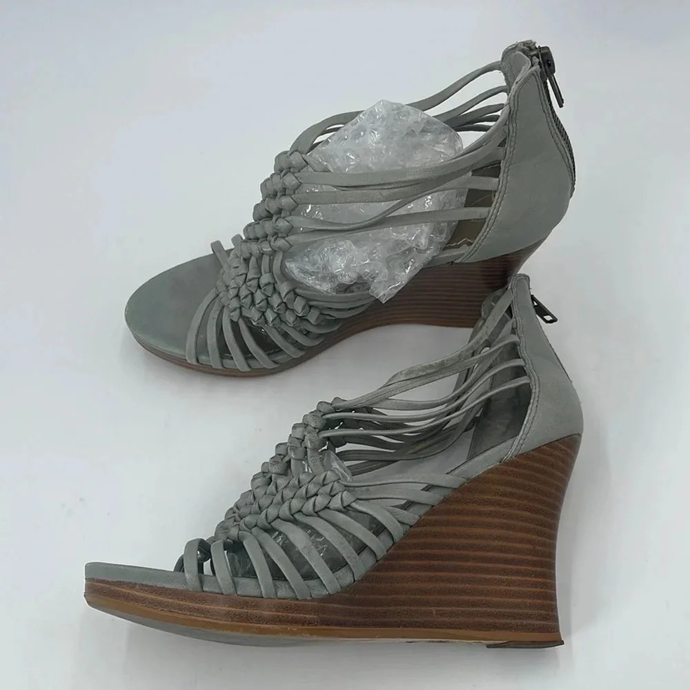 B Makowsky Strappy Wedge Sandal